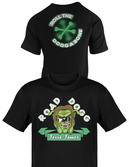 Road Dogg Jesse James Roll The Dogg a Bone T-shirt