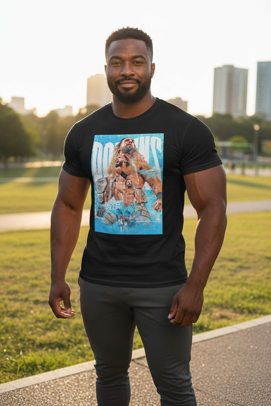 Seth Freakin Rollins Poster Print Black T-shirt