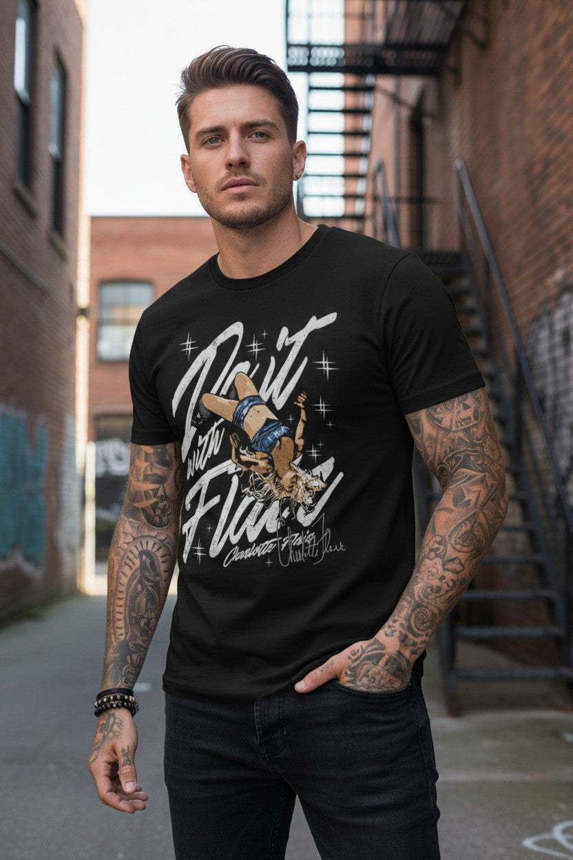 Charlotte Flair Do It With Flair Signature Black T-shirt
