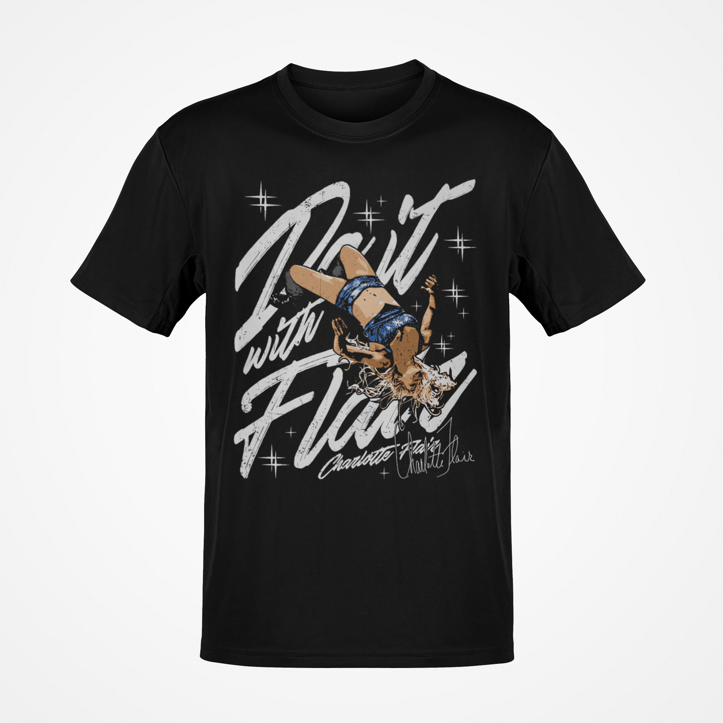 Charlotte Flair Do It With Flair Signature Black T-shirt