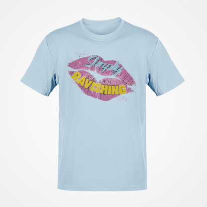 Rick Rude Kiss Mark Light Blue T-shirt