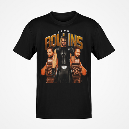 Seth Rollins Mirror Image Mens Black Shirt