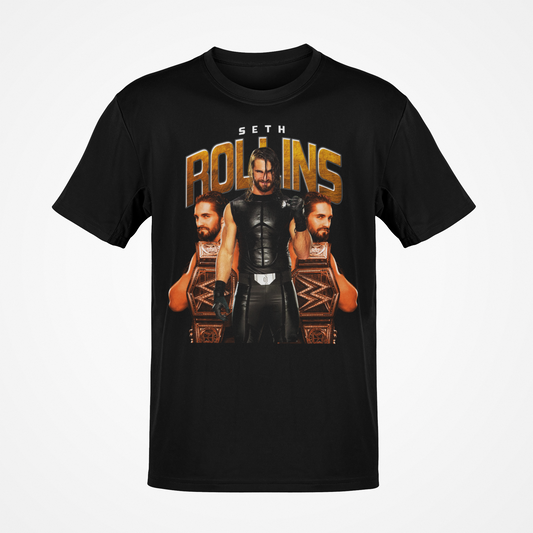 Seth Rollins Mirror Image Mens Black Shirt