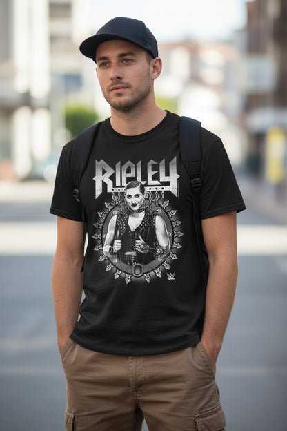 Rhea Ripley Full Metal Aussie Gear Black T-shirt