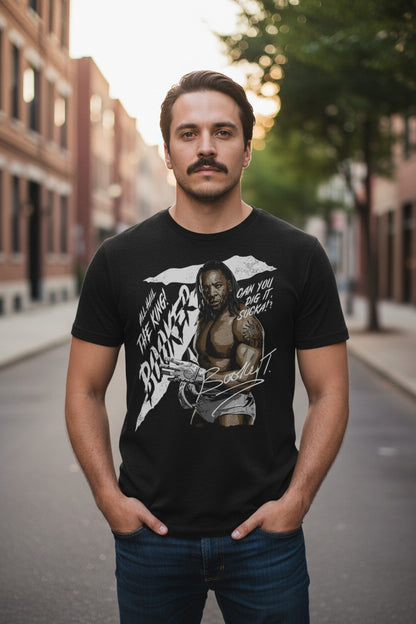 Booker T All Hail The King Black T-shirt