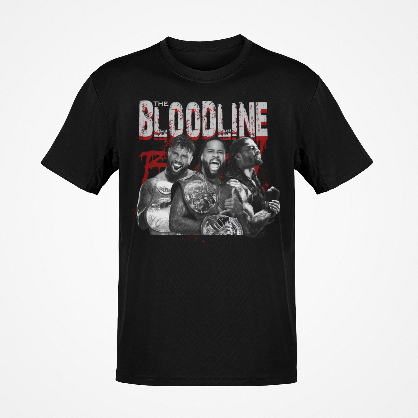 The Bloodline Bloodsport Usos Reigns Black T-shirt