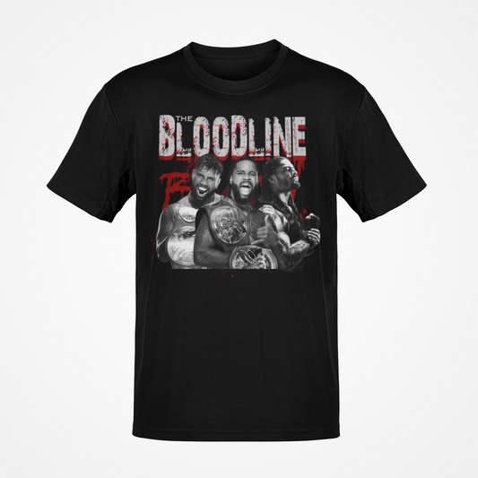 The Bloodline Bloodsport Usos Reigns Black T-shirt