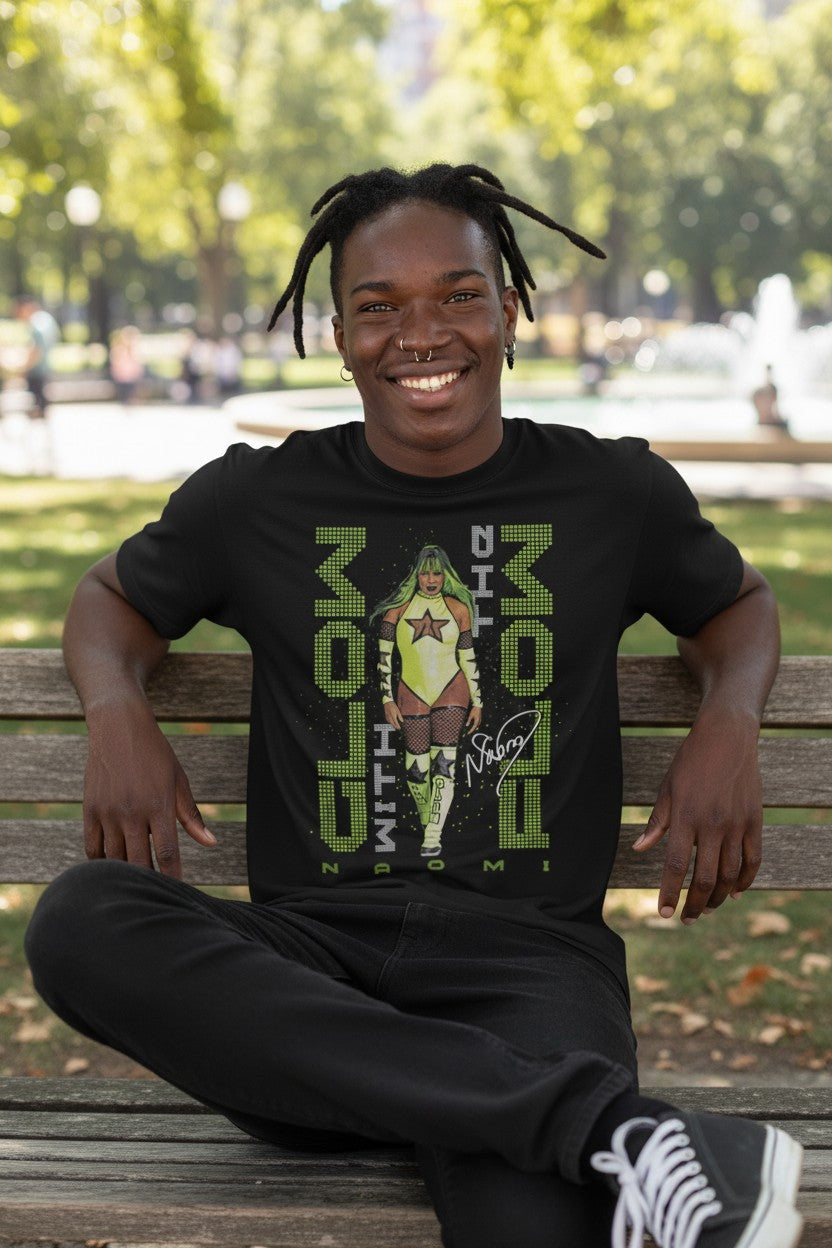 Naomi Glow With The Flow Pose T-shirt