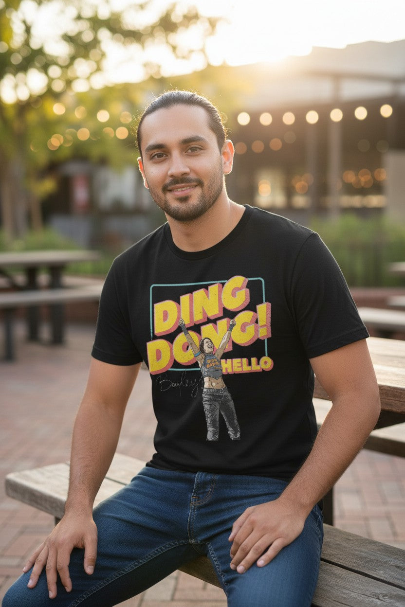 Bayley Ding Dong Hello Black T-shirt