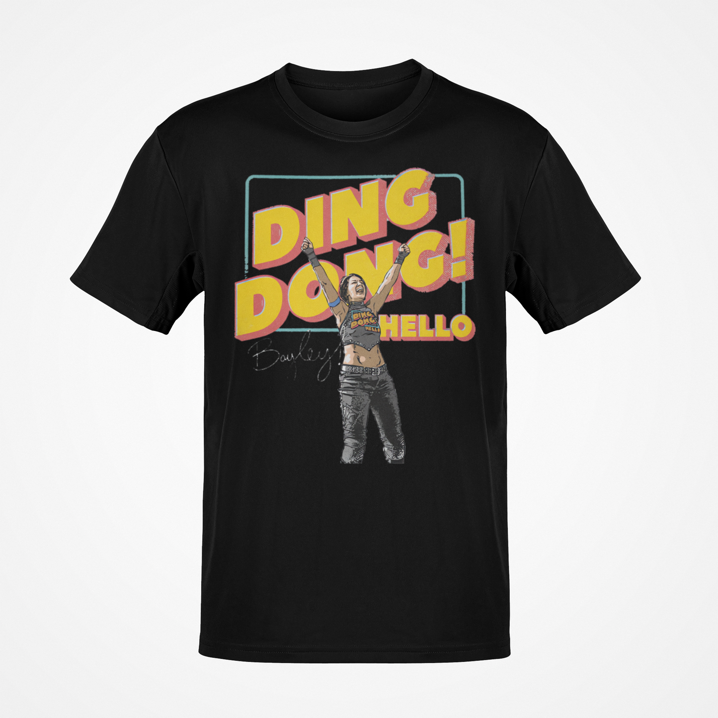 Bayley Ding Dong Hello Black T-shirt