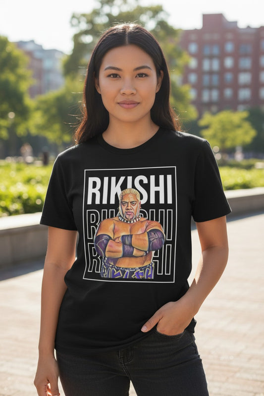 Rikishi Pose Staredown Black T-shirt
