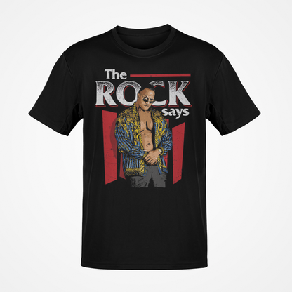 The Rock Says Nostalgic Pose T-shirt