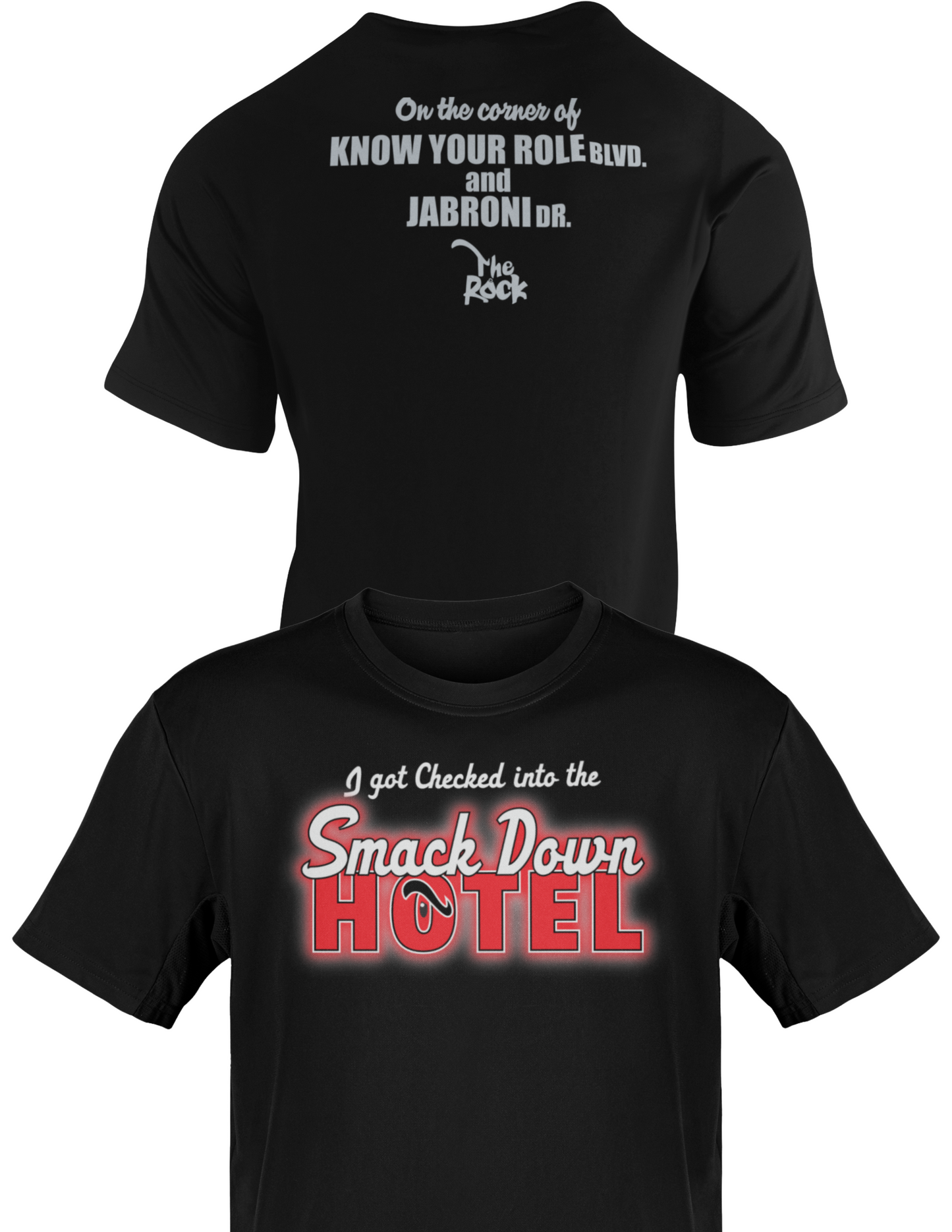 The Rock Smackdown Hotel WWE Mens T-shirt