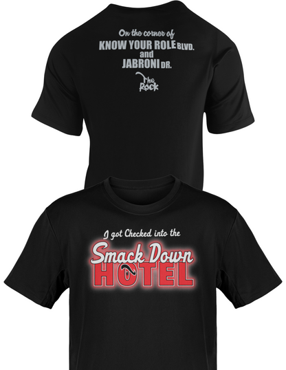 The Rock Smackdown Hotel WWE Mens T-shirt