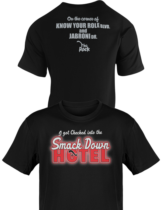 The Rock Smackdown Hotel WWE Mens T-shirt