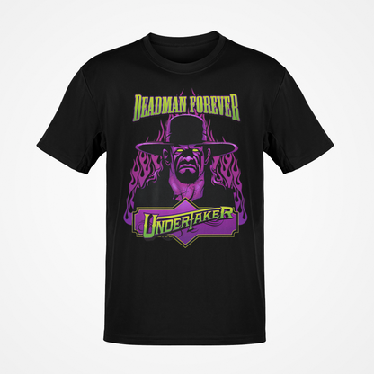 Undertaker Deadman Forever Neon Green Purple T-shirt