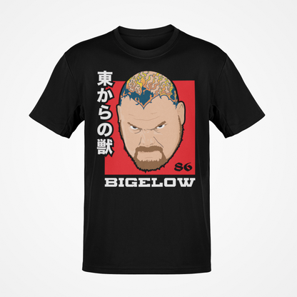 Bam Bam Bigelow Japan Face Black T-shirt