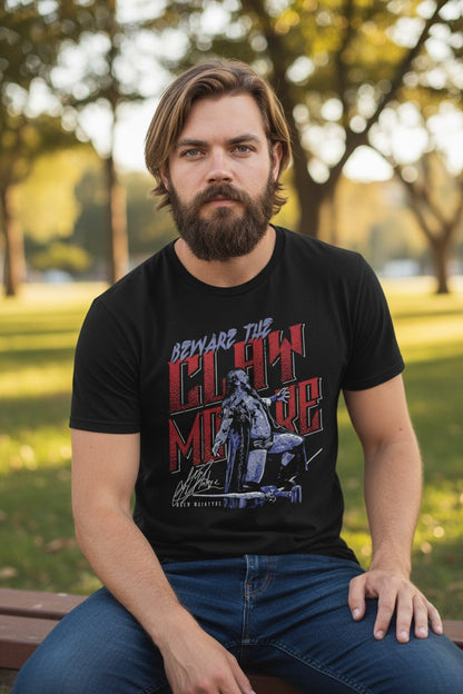 Drew McIntyre Beware The Claymore T-shirt
