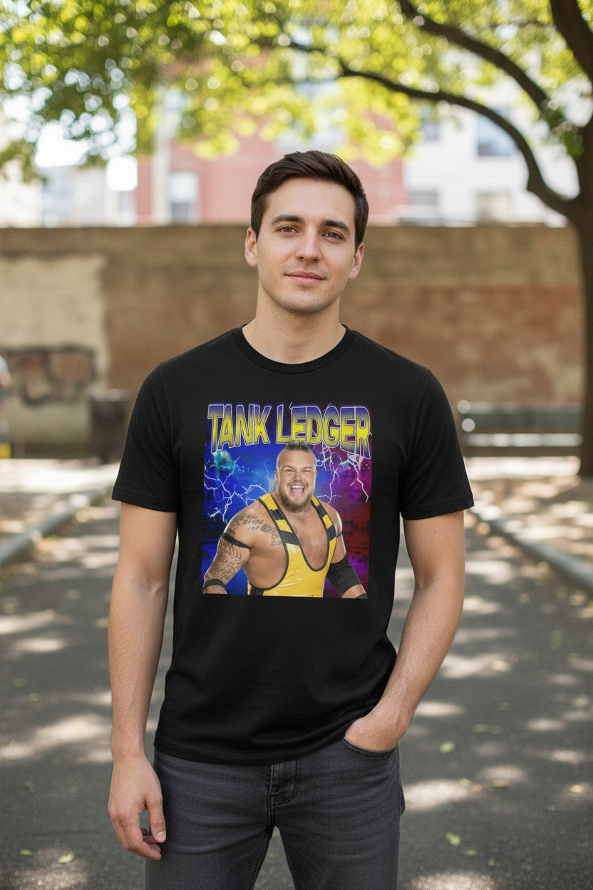 Tank Ledger Highlight Black T-shirt