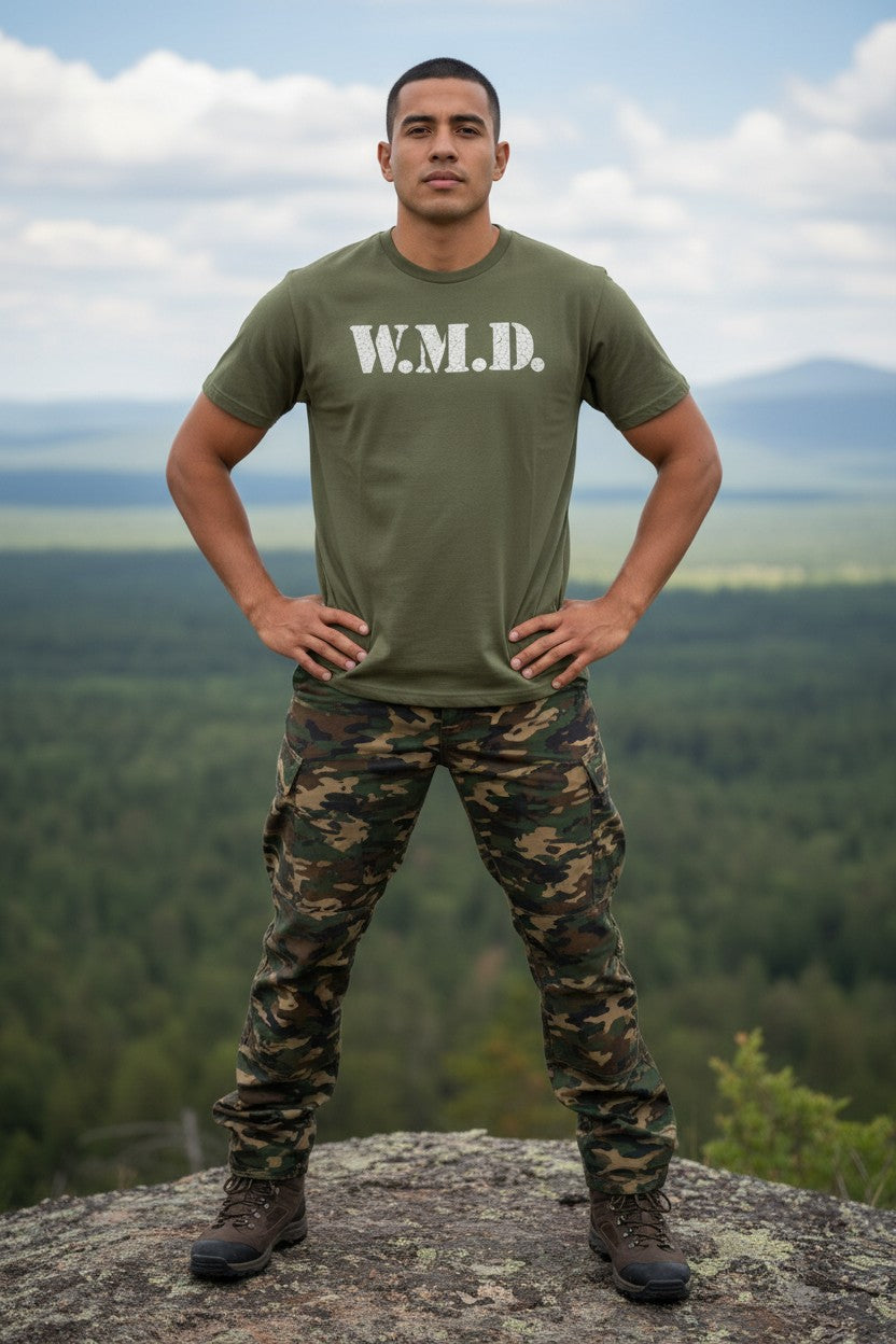 Big Show WMD Precision Strike Miltary Green T-shirt