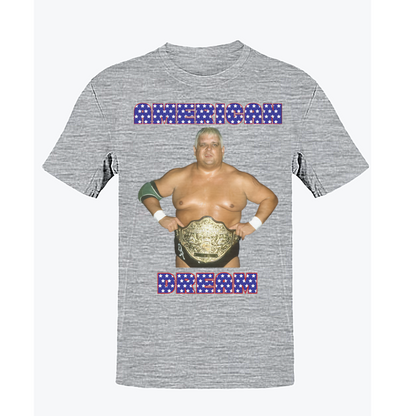 Dusty Rhodes The American Dream Champ Grey T-shirt