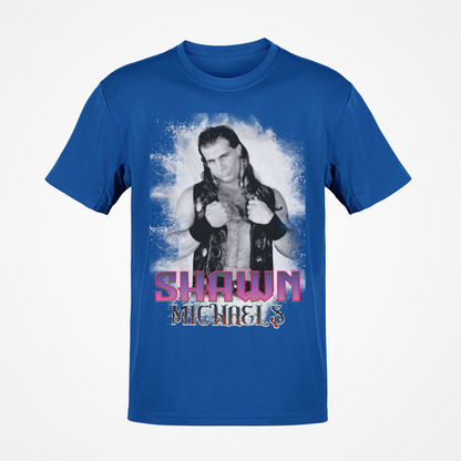 Shawn Michaels Heartbreaker Mens Blue T-shirt