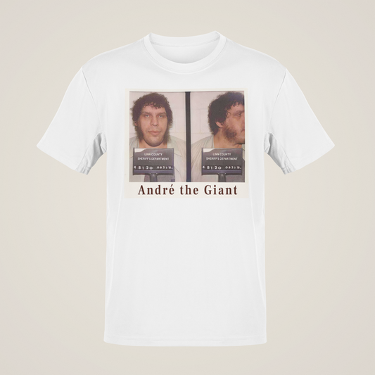 André the Giant Mug Shot Aug 21 1989 T-shirt