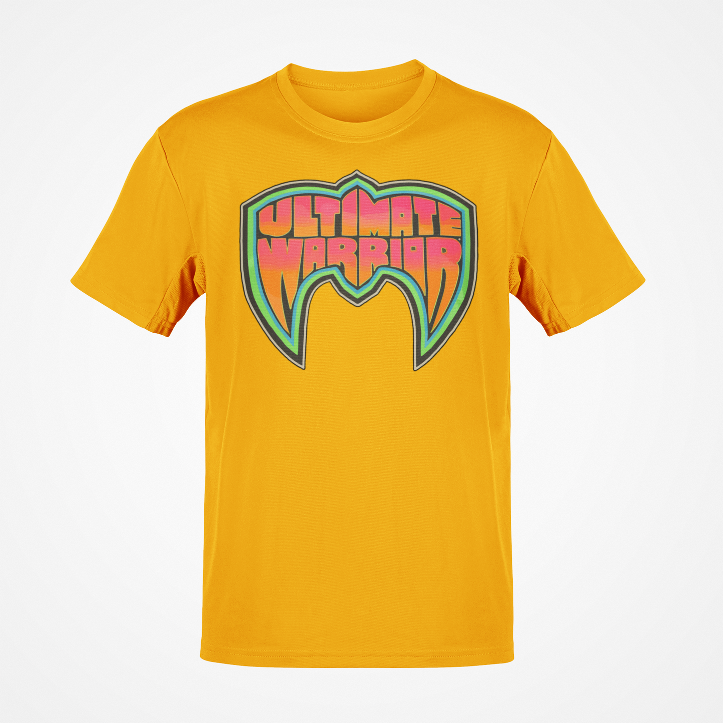 Ultimate Warrior Neon Mask Logo T-shirt