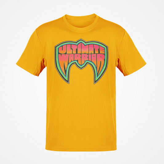 Ultimate Warrior Neon Mask Logo T-shirt