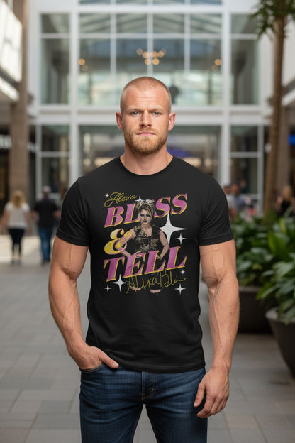 Alexa Bliss and Tell Black T-shirt