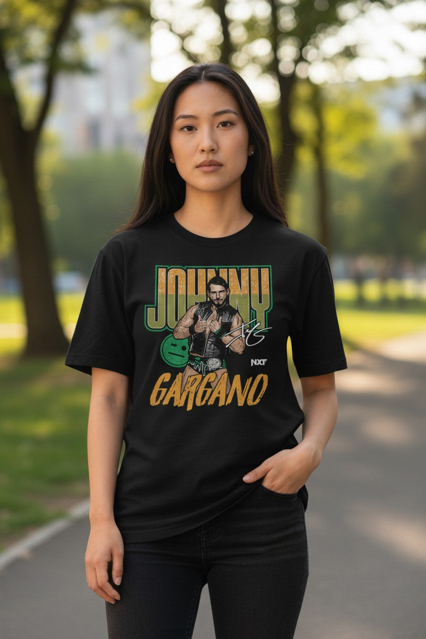 Johnny Gargano NXT Pose Black T-shirt