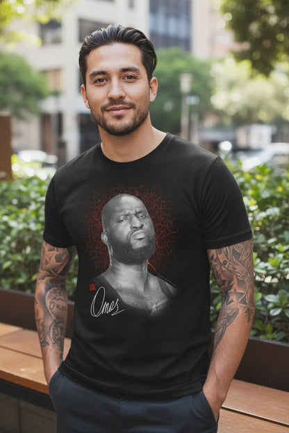 Omos Red Lightning Black T-shirt