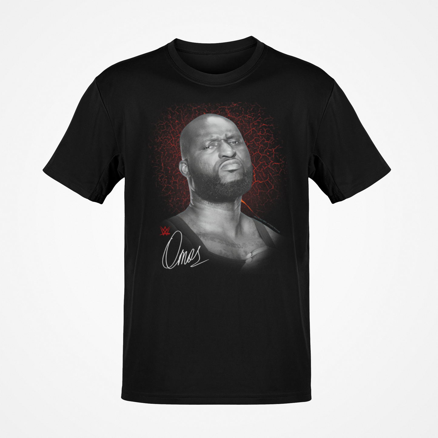 Omos Red Lightning Black T-shirt
