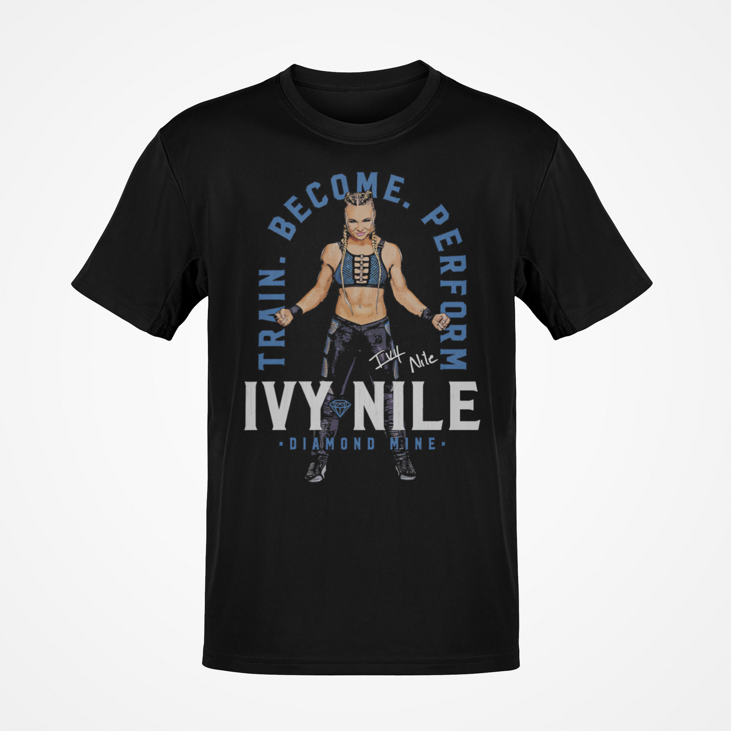 Ivy Nile Train Become Perform Black T-shirt