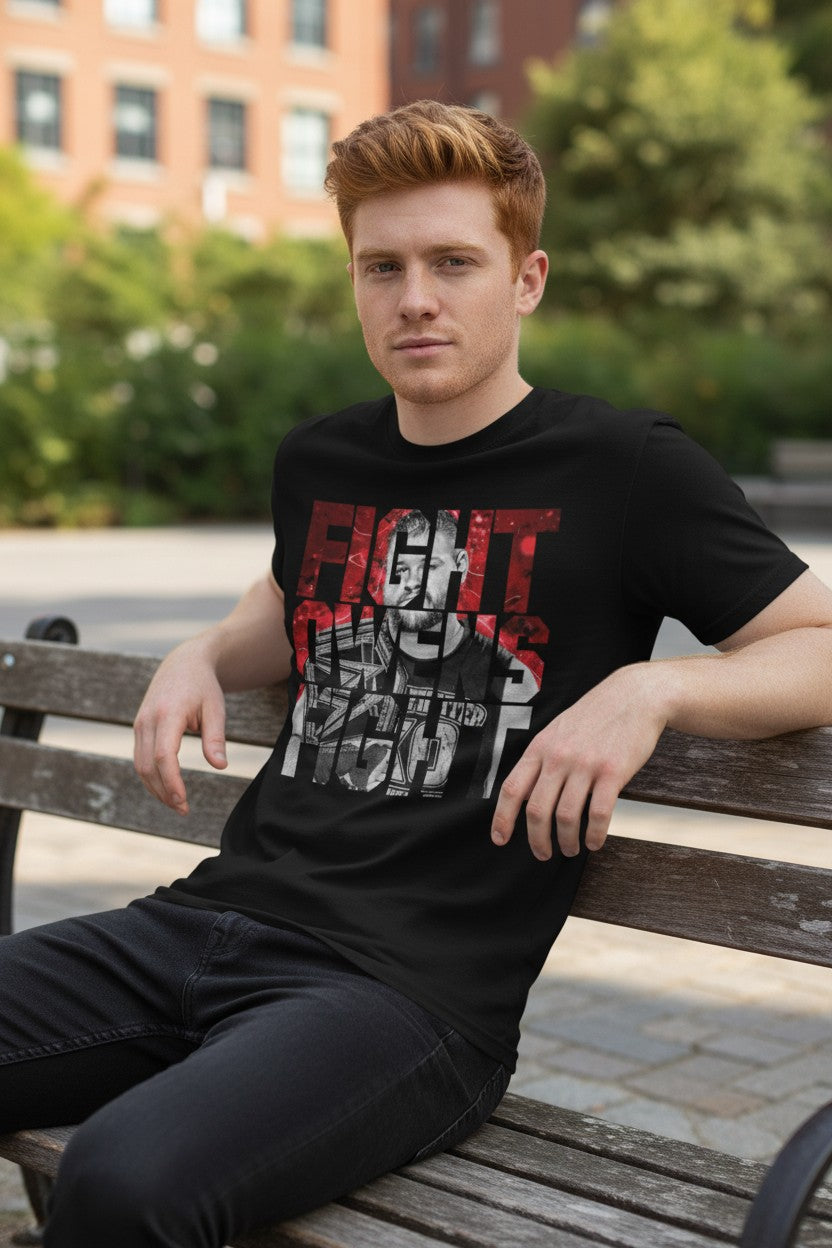 Kevin Owens Mens Puzzle T-shirt Single Sided Print