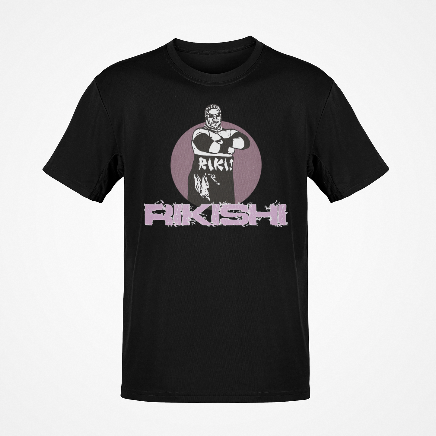 Rikishi Purple Pose Black T-shirt