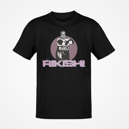 Rikishi Purple Pose Black T-shirt