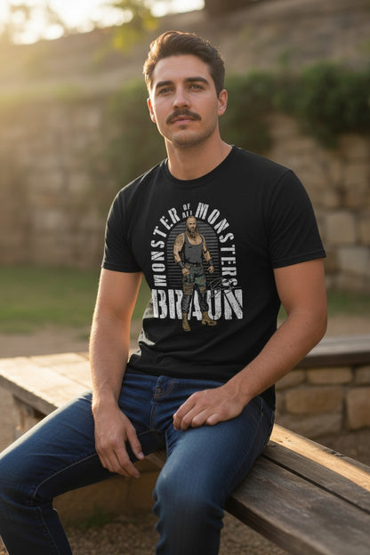 Braun Strowman Monster Of All Monsters Black T-shirt