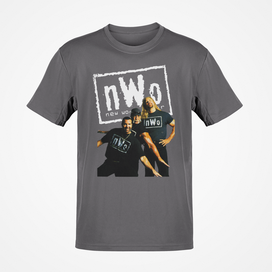 nWo New World Order Trio Mens T-shirt Hogan Hall Nash