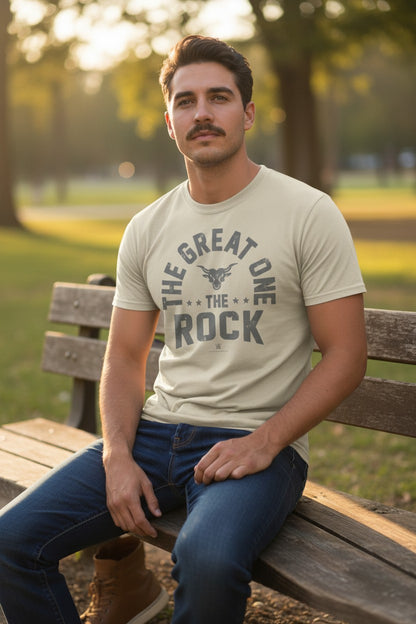 The Rock The Great One Vintage Fight T-shirt
