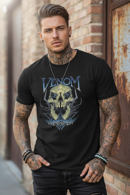 Randy Orton Venom in my Veins Skull T-shirt