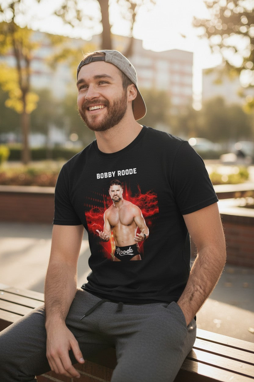 Bobby Roode Smoking Red Hot T-shirt