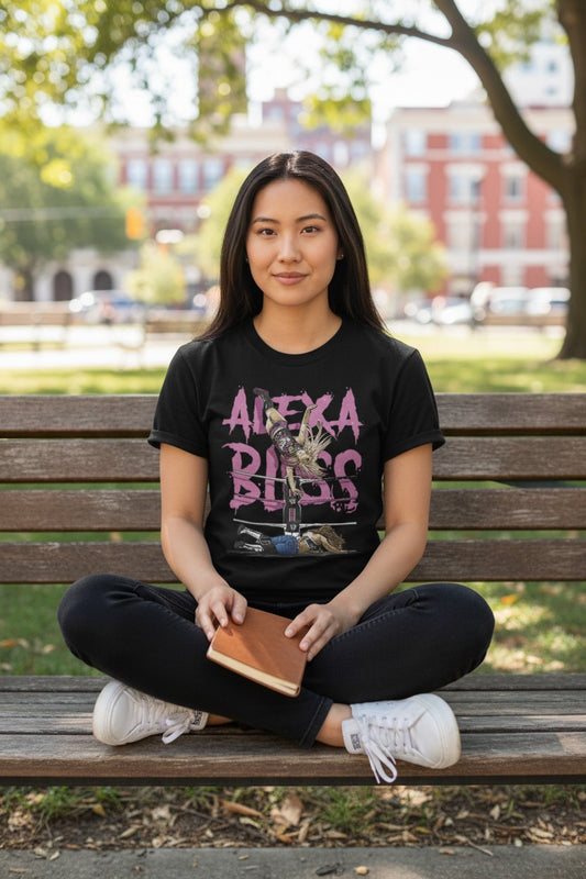 Alexa Bliss Twisted Bliss Signature Black T-shirt
