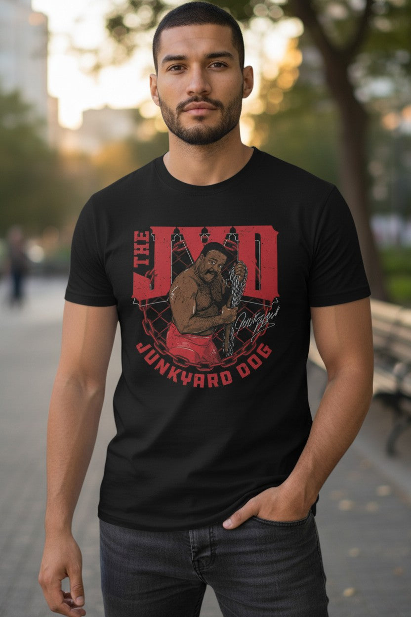 Junkyard Dog Chain JYD Pro Wrestler T-shirt