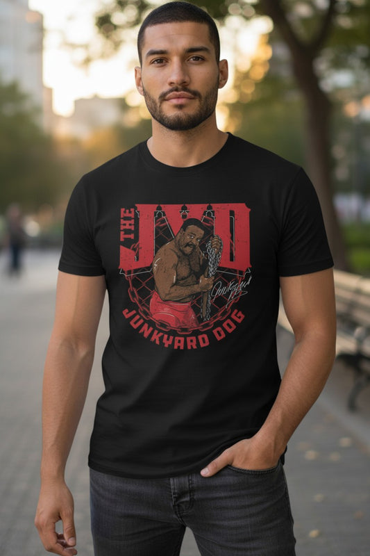 Junkyard Dog Chain JYD Pro Wrestler T-shirt