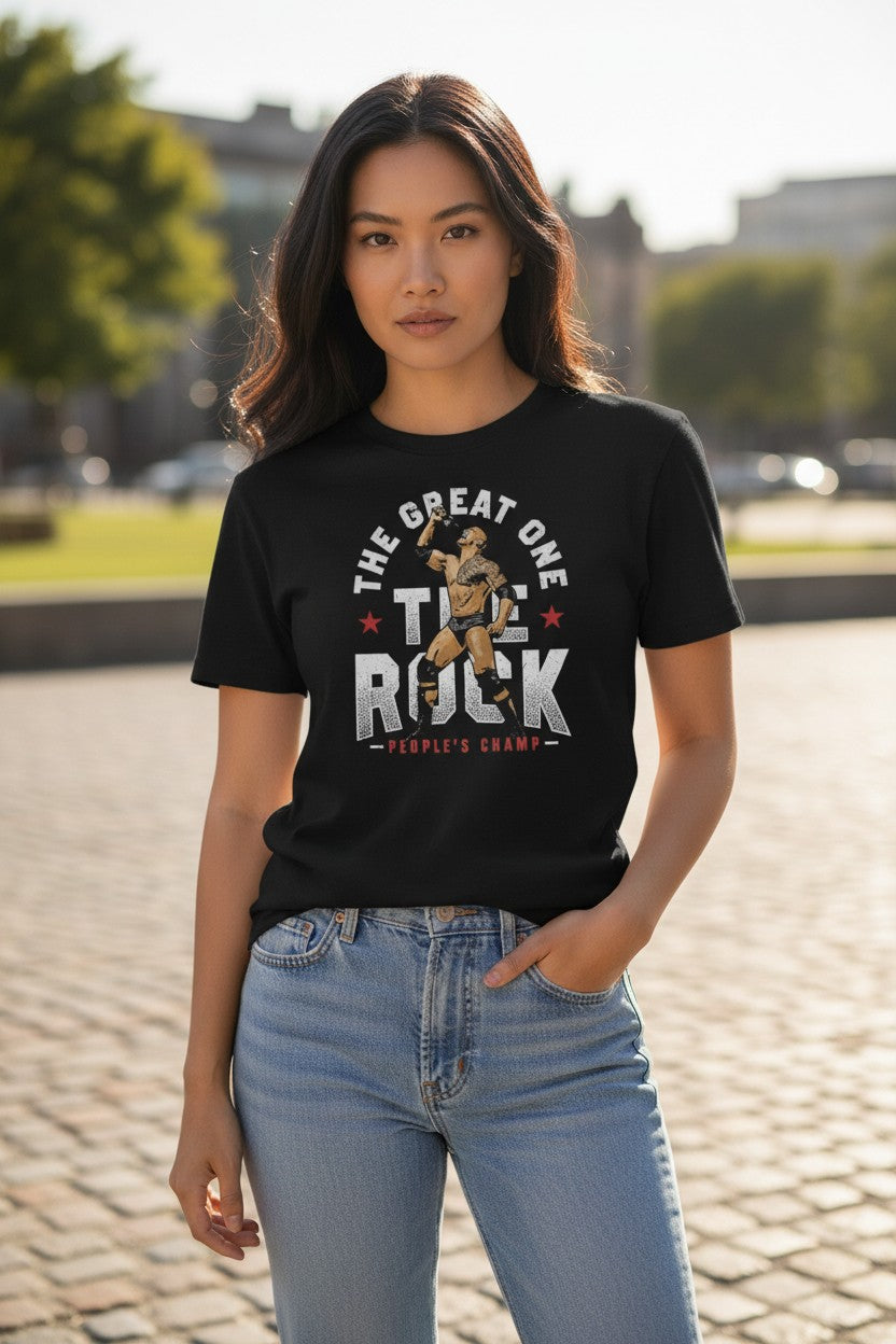 The Rock The Great One Peoples Champ T-shirt