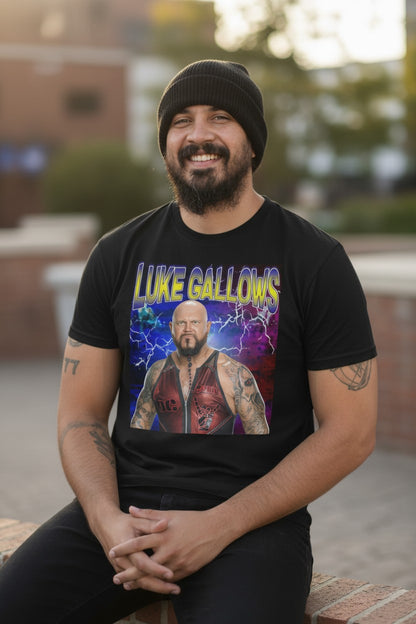 Luke Gallows Highlight Black T-shirt
