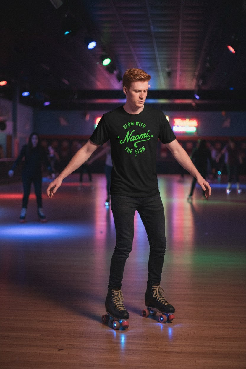 Naomi Glow with the Flow Black T-shirt