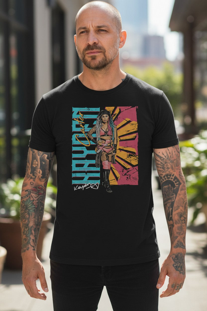 Kayden Carter Pose Black T-shirt