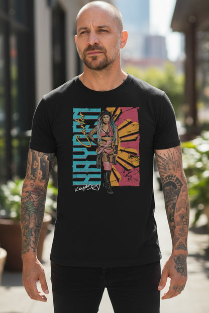 Kayden Carter Pose Black T-shirt